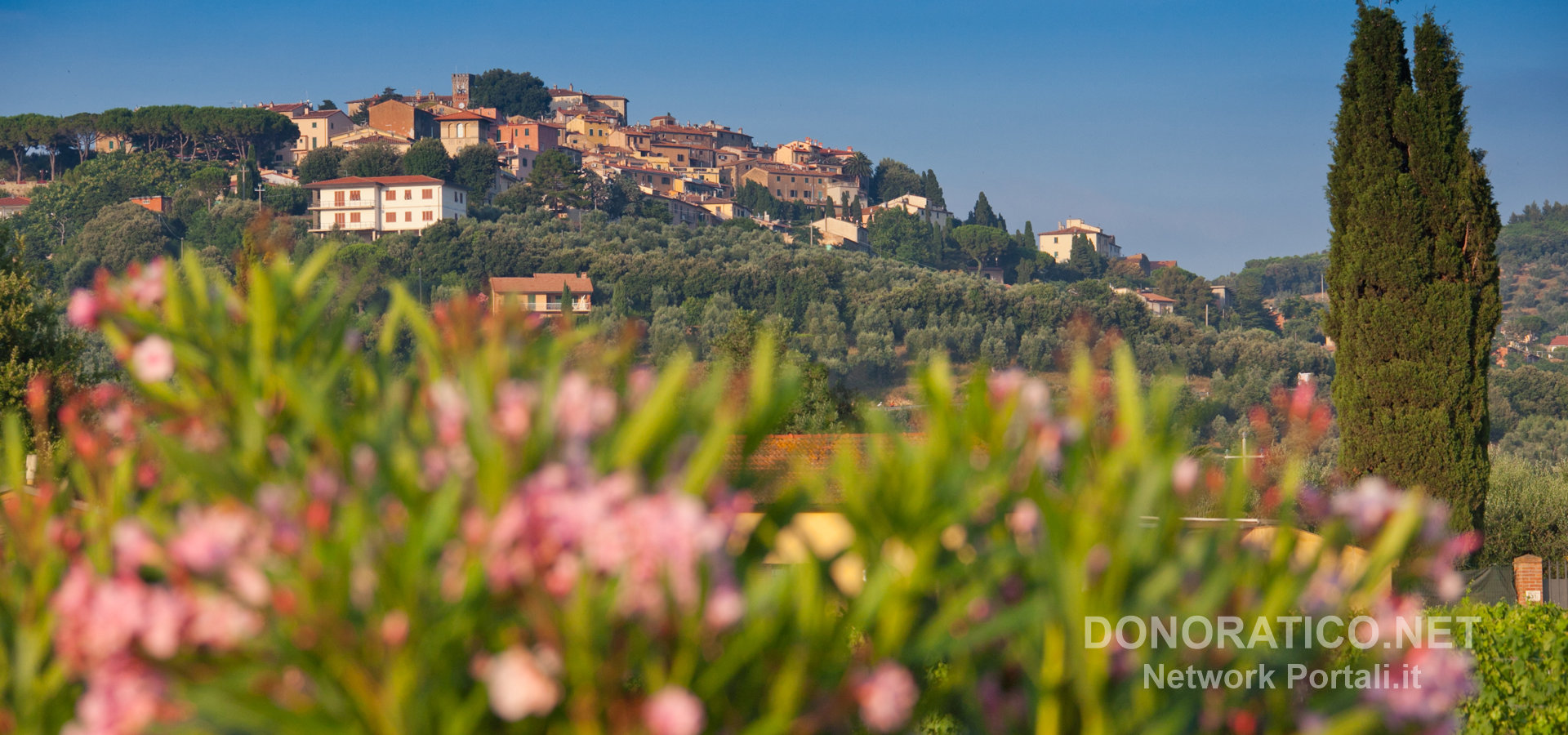 Donoratico, Castagneto Carducci, vista panoramica del paese